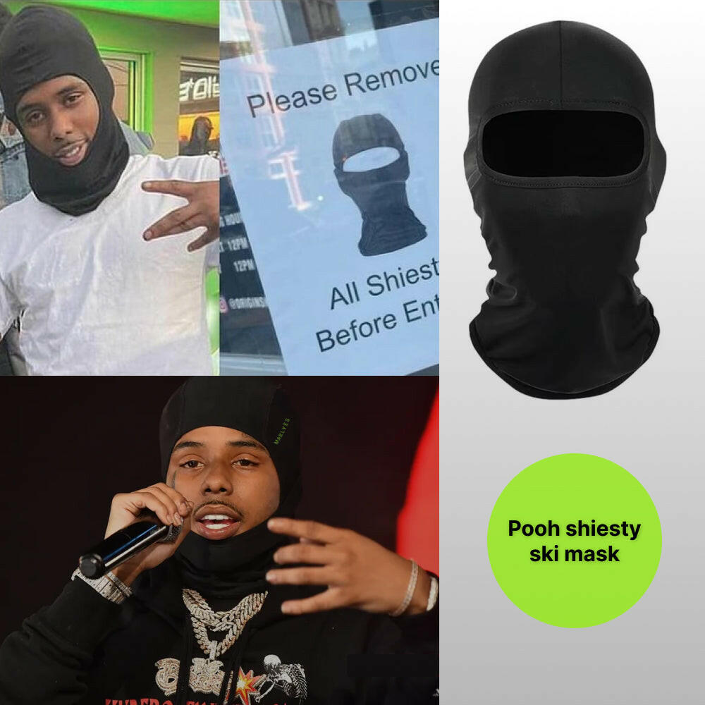 Pooh shiesty ski mask