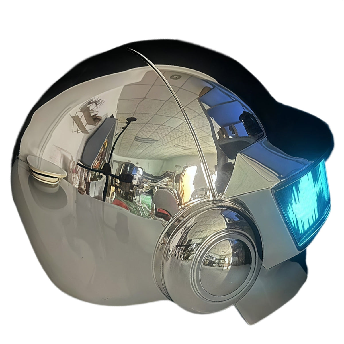 Daft Punk Thomas LED Visor Display Resin Helmet V2