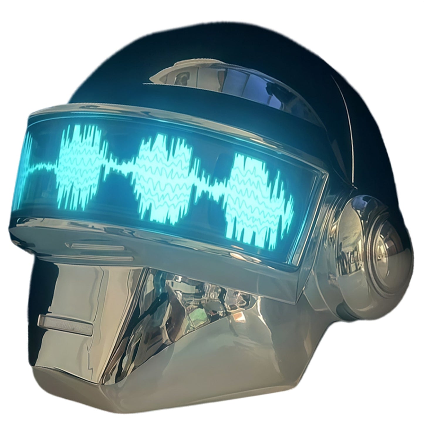 Daft Punk Thomas LED Visor Display Resin Helmet V2