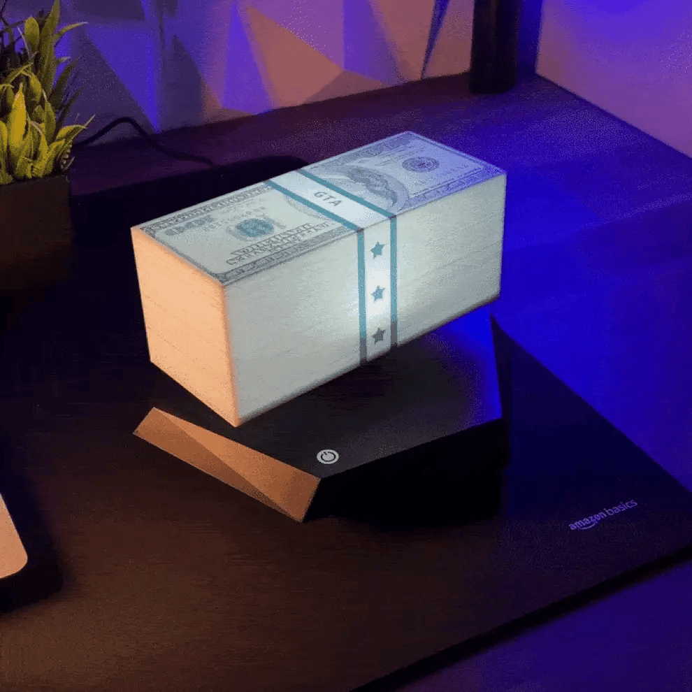 Levitating GTA Money Lamp by Marlyes