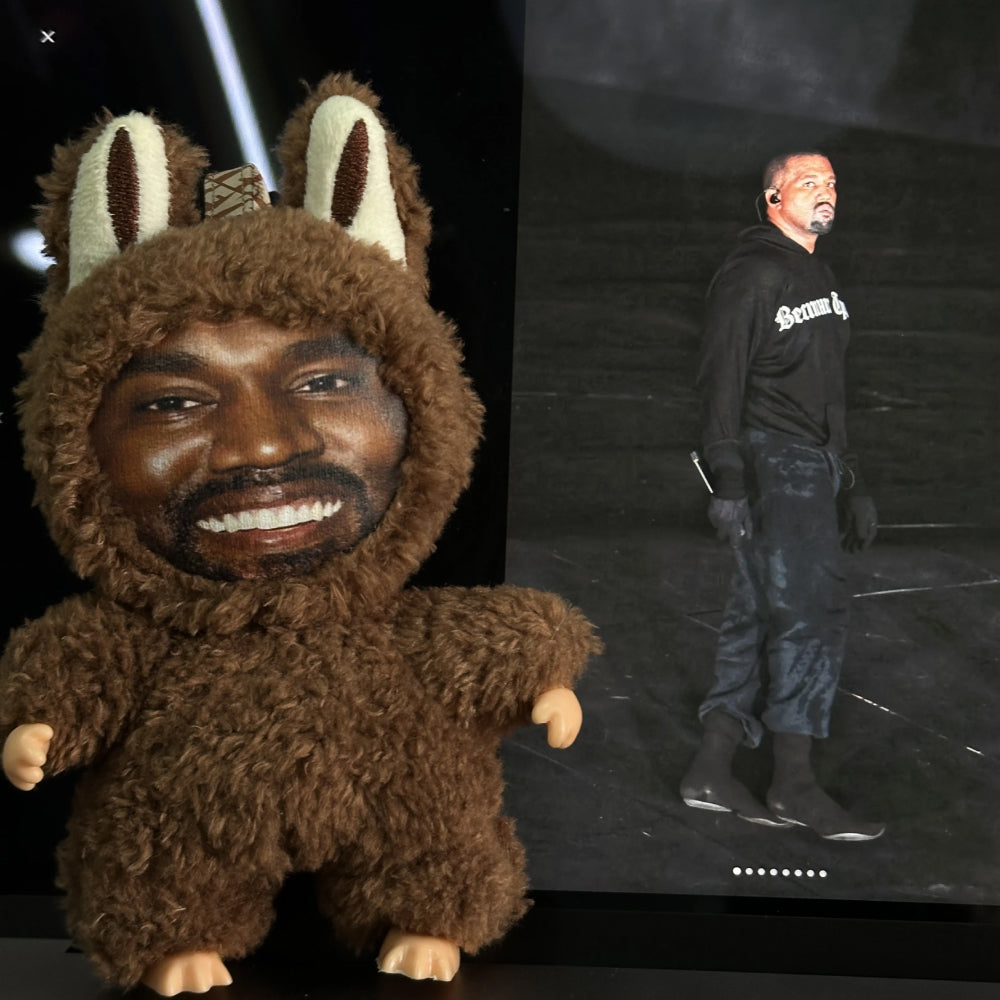 Labubu - Kanye West face