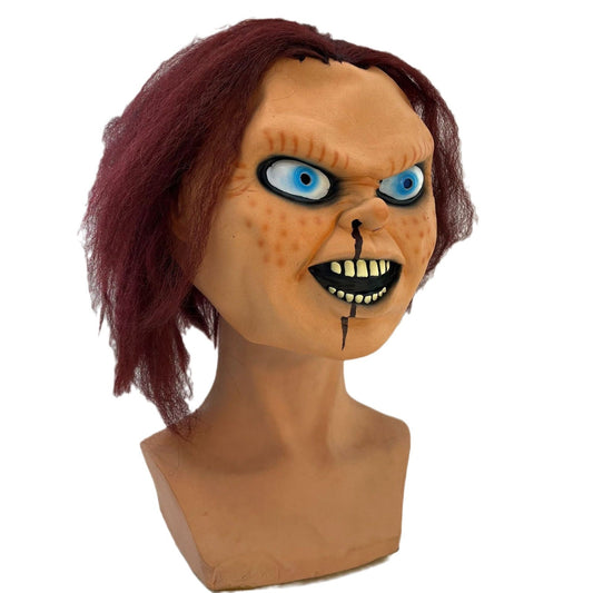 Chucky Mask Latex Cosplay Prop Replica for Halloween & Role Play