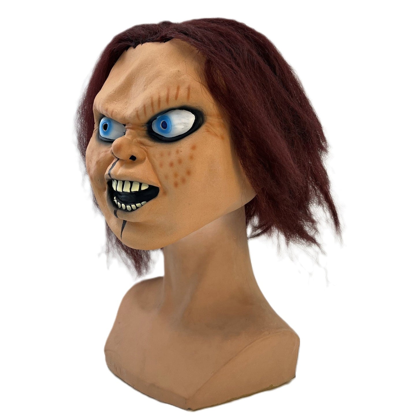 Chucky Mask Latex Cosplay Prop Replica for Halloween & Role Play