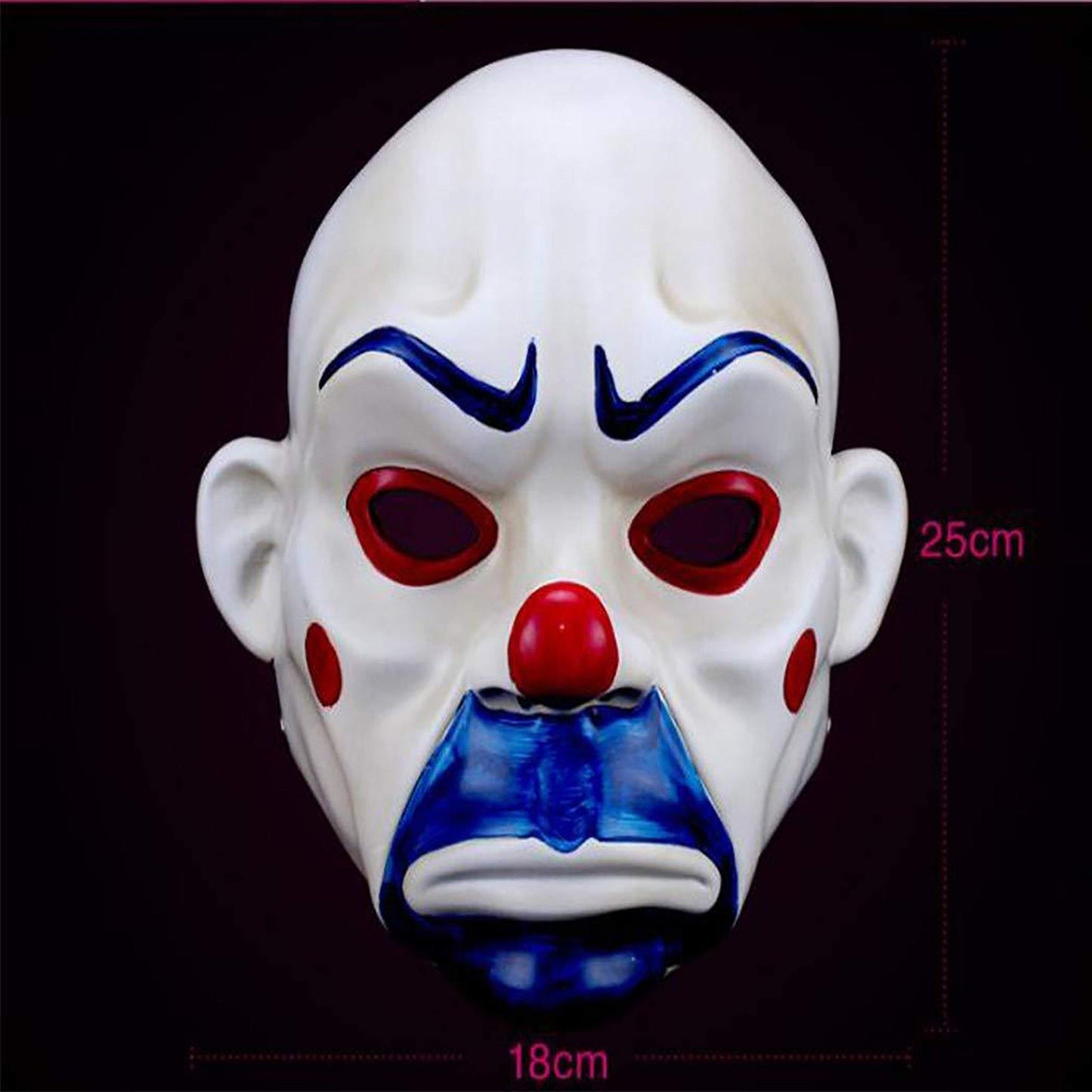 The Dark Knight Joker Bank Robber Resin Cosplay Mask